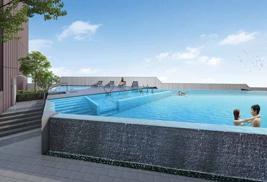 Swimming pool with aqua gym (artist’s impression)