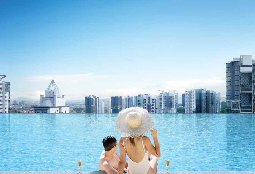Sky pool with city views (artist’s impression)